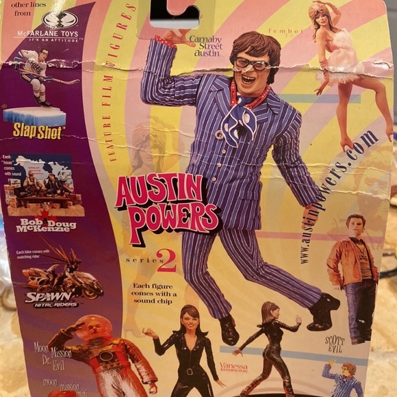 Vintage Groovy Baby Austin Powers Feature Film TalkingFigure Unopened McFarland - Picture 3 of 8